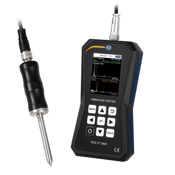 Pce Instruments Vibration Meter, Measuring Range up to 399.9 m/s² PCE-VT 3900S